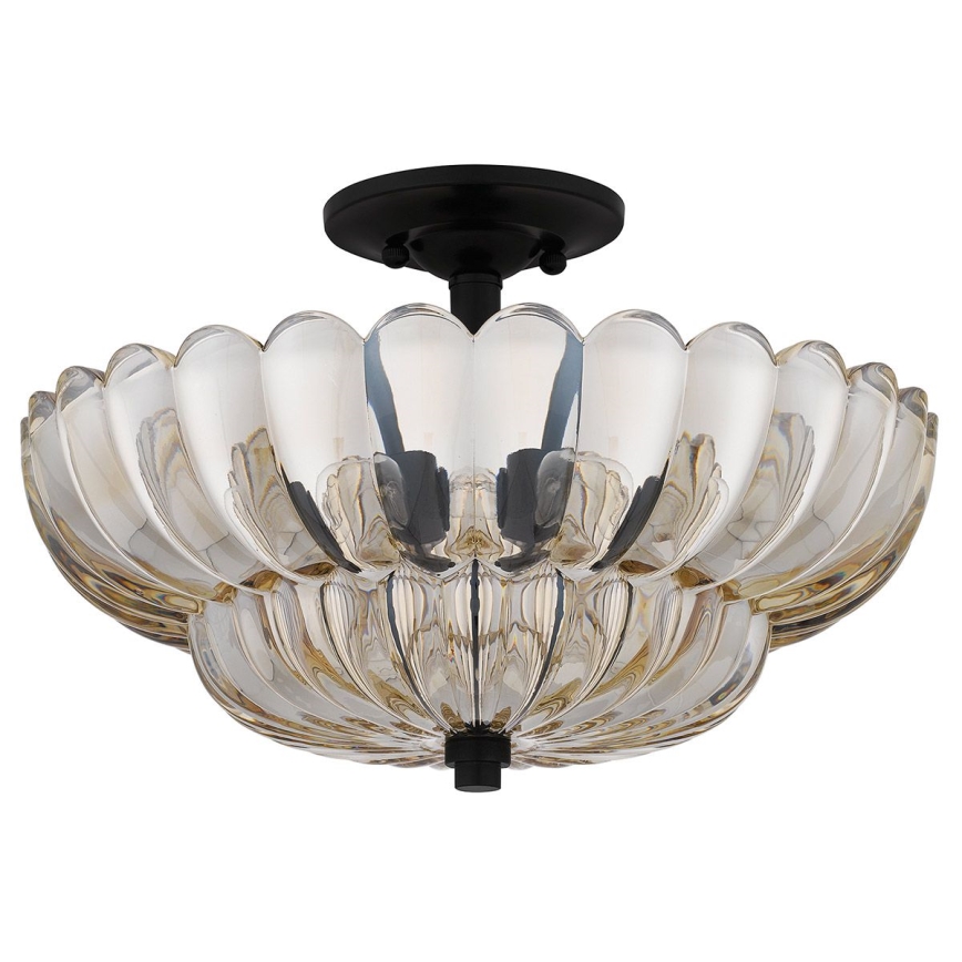 Quoizel - Kattovalo WHITECAP 4xE14/40W/230V halkaisija 39,5 cm