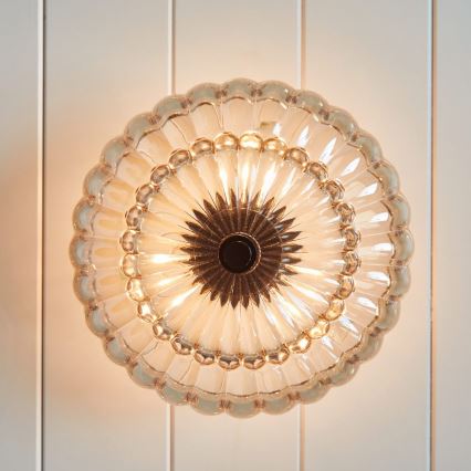 Quoizel - Kattovalo WHITECAP 3xE14/40W/230V halkaisija 29,7 cm