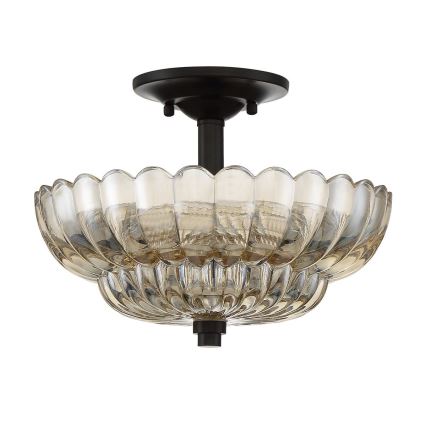 Quoizel - Kattovalo WHITECAP 3xE14/40W/230V halkaisija 29,7 cm