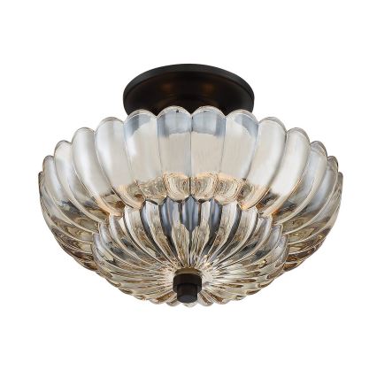 Quoizel - Kattovalo WHITECAP 3xE14/40W/230V halkaisija 29,7 cm