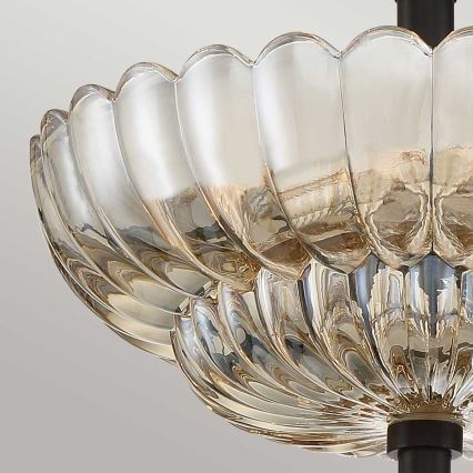 Quoizel - Kattovalo WHITECAP 3xE14/40W/230V halkaisija 29,7 cm