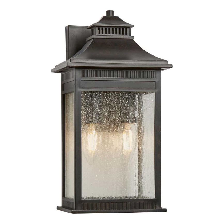 Quoizel - Ulkoseinävalaisin LIVINGSTON 2xE14/40W/230V IP44