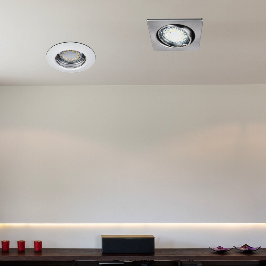 Rabalux - SETTI 3xLED Upotettu valo 3xGU10/3W/230V IP40