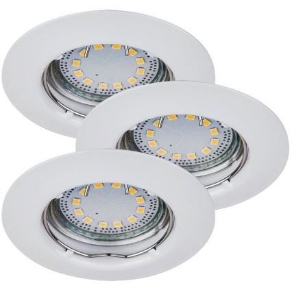 Rabalux - SETTI 3xLED Upotettu valo 3xGU10/3W/230V IP40