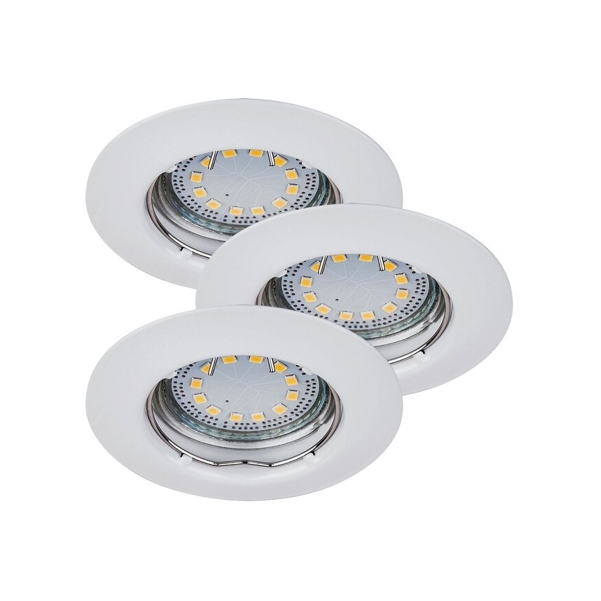 Rabalux - SETTI 3xLED Upotettu valo 3xGU10/3W/230V IP40