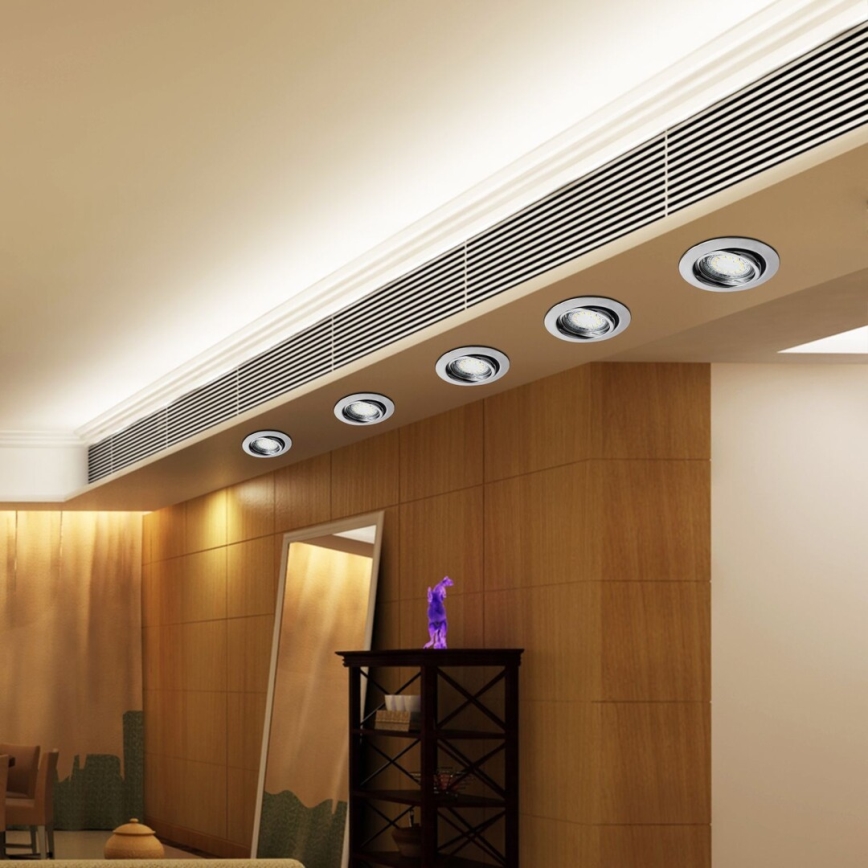 Rabalux - SETTI 3xLED Upotettu valo 3xGU10/3W/230V IP40