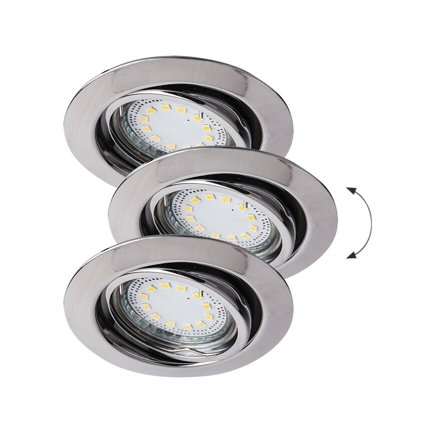 Rabalux - SETTI 3xLED Upotettu valo 3xGU10/3W/230V IP40