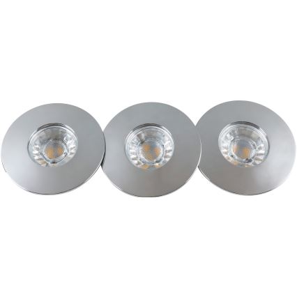 Rabalux - SETTI 3xLED Kylpyhuoneen upotettu valo 3xLED/4W/230V IP44