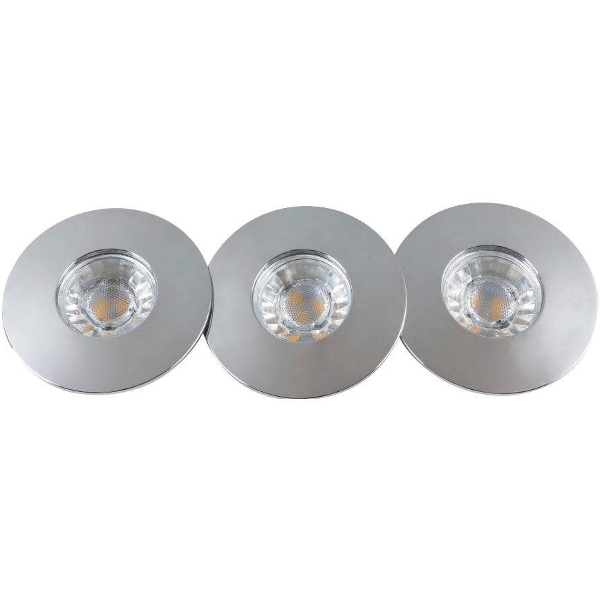 Rabalux - SETTI 3xLED Kylpyhuoneen upotettu valo 3xLED/4W/230V IP44