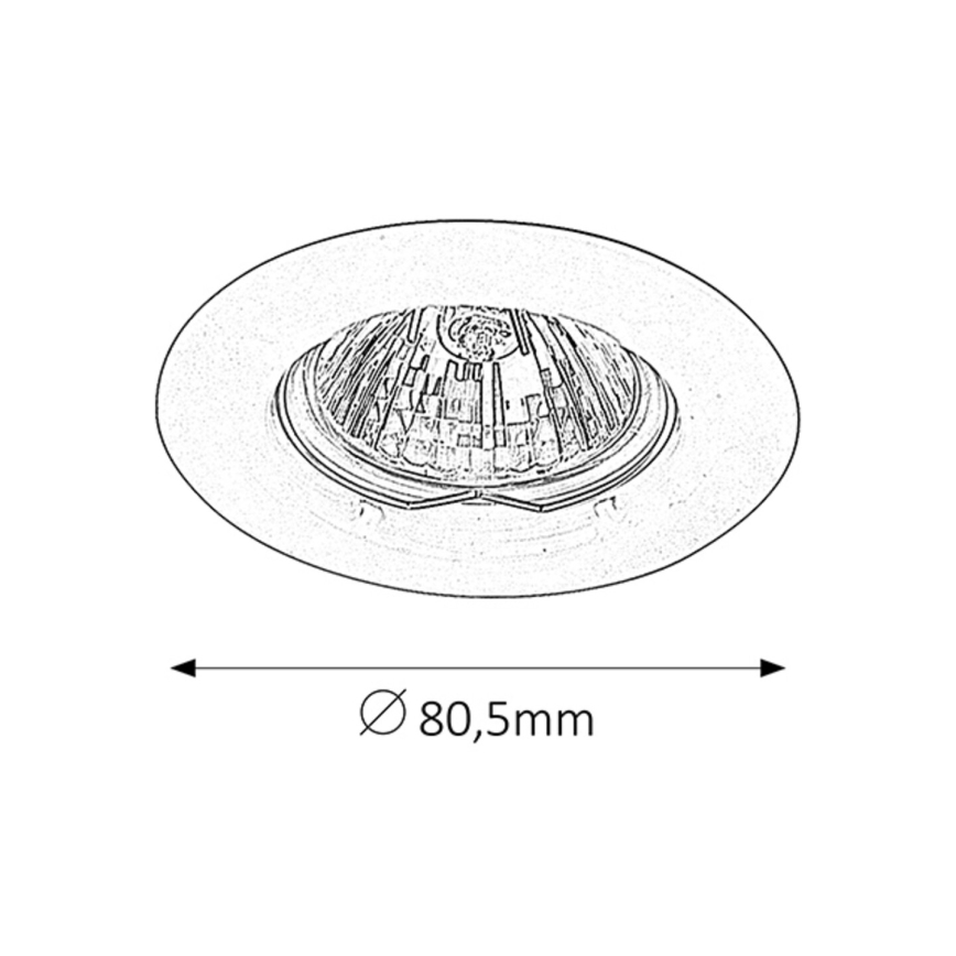 Rabalux 1088 - Upotettu valo SPOT RELIGHT 1xGU5,3/50W/12V
