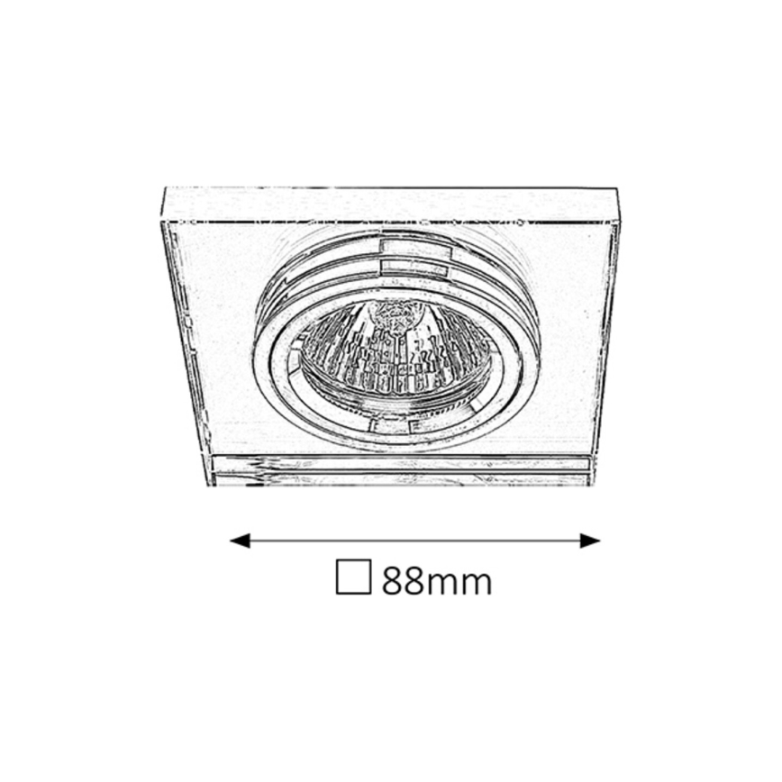 Rabalux - Upotettu valo 1xGU5,3/50W/12V