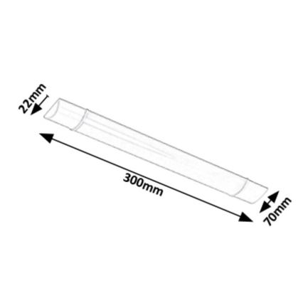 Rabalux - Keittiökaappien alla oleva LED-valo LED/10W/230V