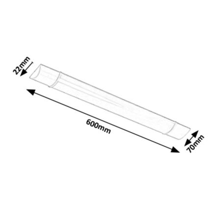 Rabalux - Keittiökaappien alla oleva LED-valo LED/20W/230V
