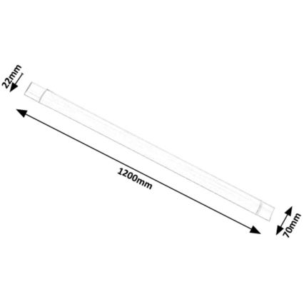 Rabalux - Keittiökaappien alla oleva LED-valo LED/40W/230V