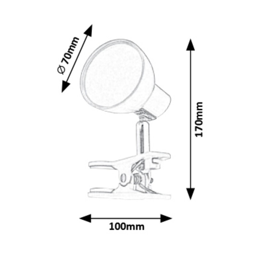 Rabalux - LED-lamppu kiinnikkeellä LED/5W/230V