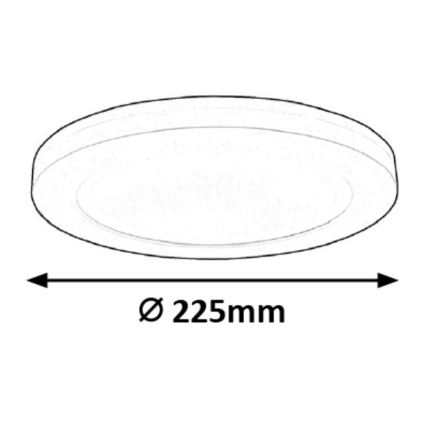 Rabalux - LED-paneeli LED/18W/230V 23 cm