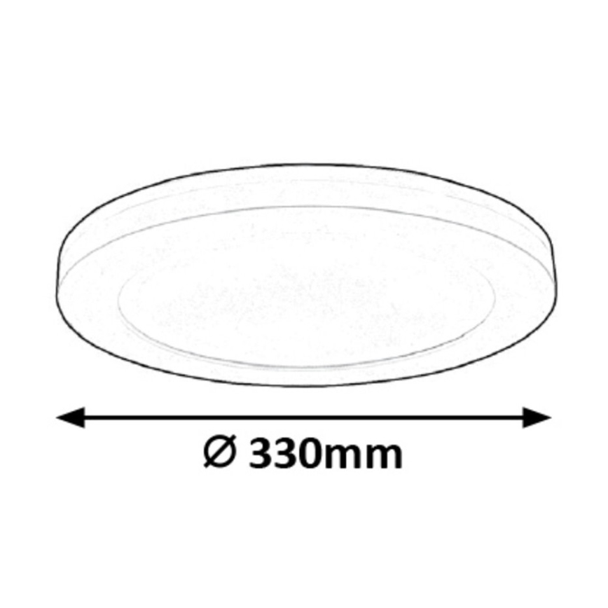 Rabalux - LED-kattovalaisin anturilla LED/30W/230V halkaisija 33 cm
