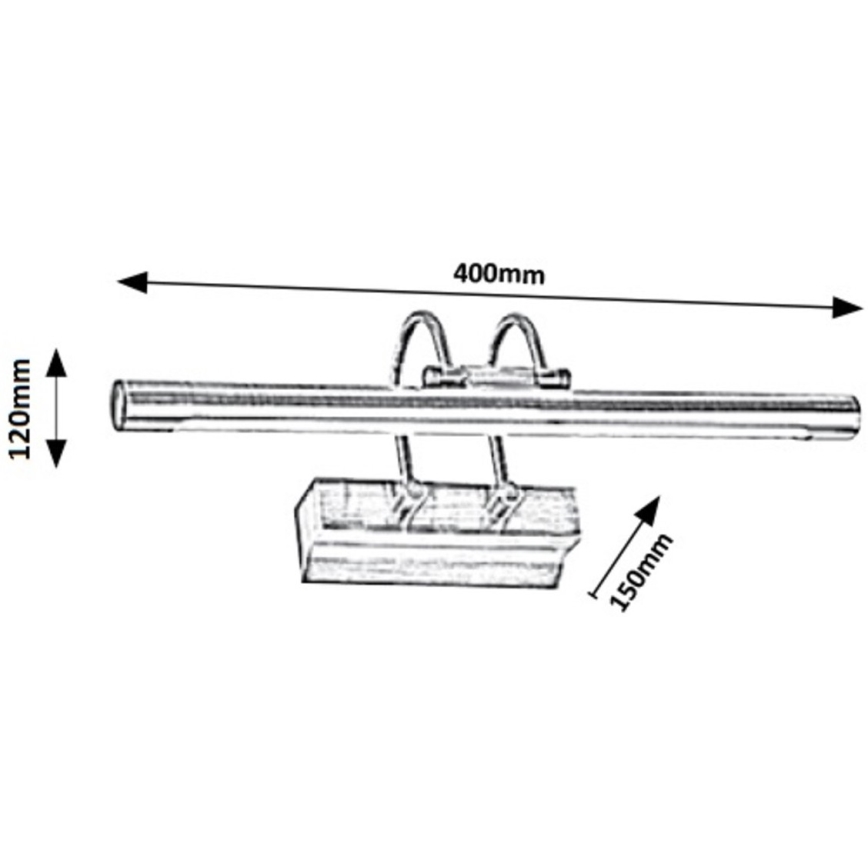 Rabalux - LED-kuvavalo LED/9W/230V