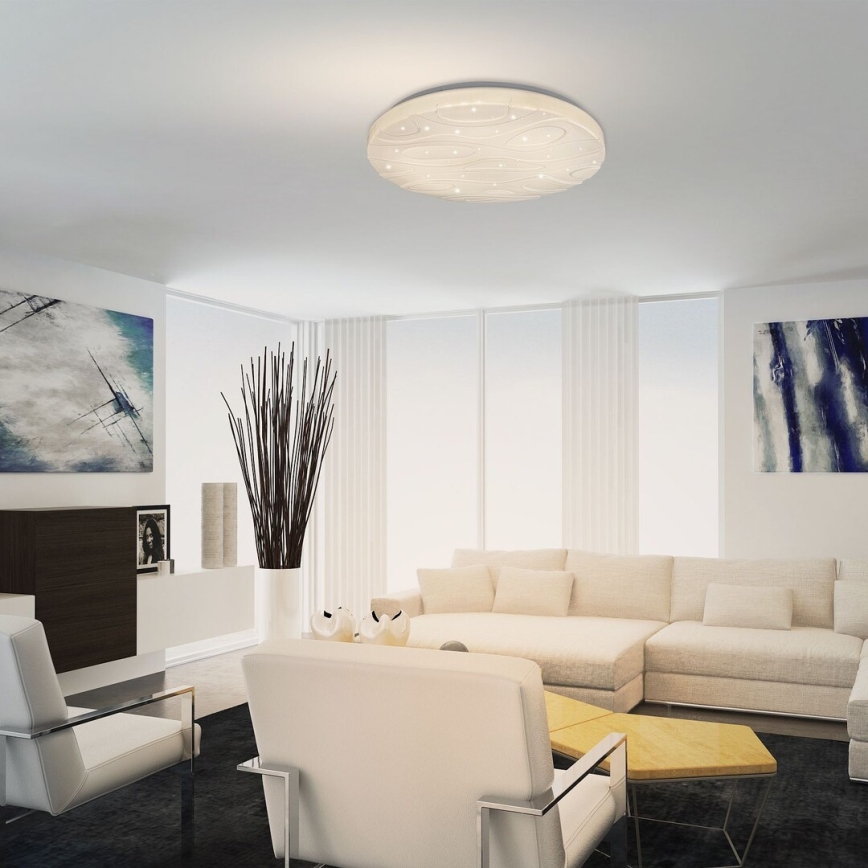 Rabalux - Himmennettävä LED-kattovalaisin kaukosäätimellä LED/50W/230V