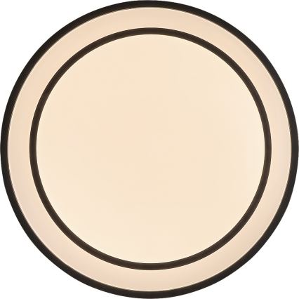 Rabalux - himmennettävä LED-kattovalaisin LED/40W/230V 3000-6500K, musta, halkaisija 49 cm + kauko-ohjain