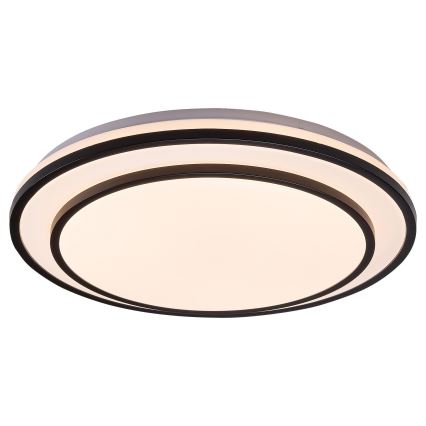 Rabalux - himmennettävä LED-kattovalaisin LED/40W/230V 3000-6500K, musta, halkaisija 49 cm + kauko-ohjain
