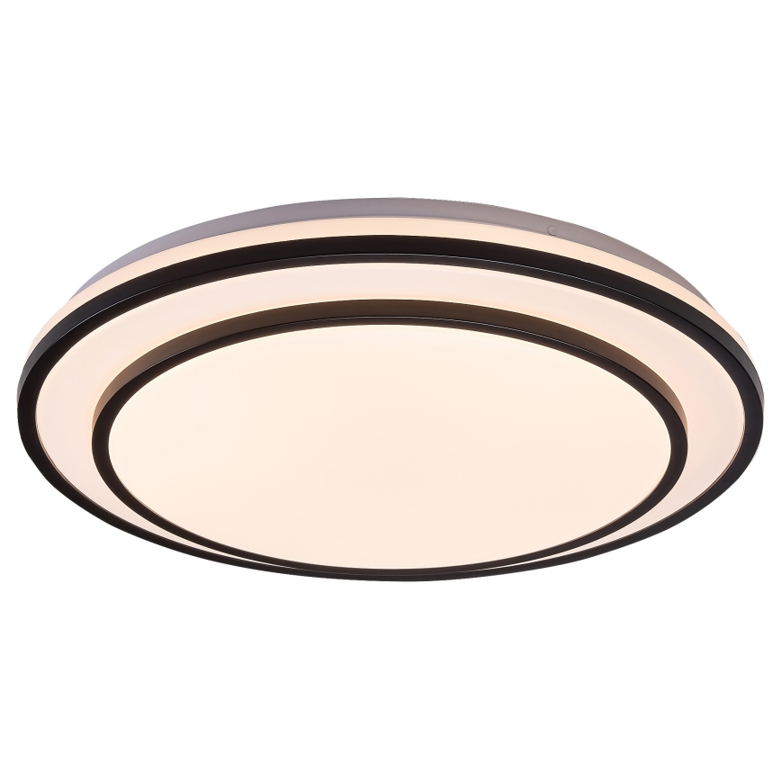 Rabalux - himmennettävä LED-kattovalaisin LED/40W/230V 3000-6500K, musta, halkaisija 49 cm + kauko-ohjain