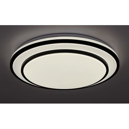 Rabalux - LED Himmennettävä kattovalo LED/40W/230V 3000-6500K musta + kaukosäädin