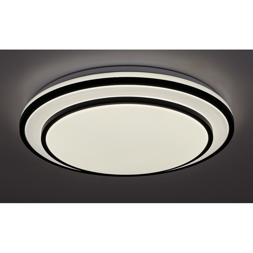 Rabalux - LED Himmennettävä kattovalo LED/40W/230V 3000-6500K musta + kaukosäädin