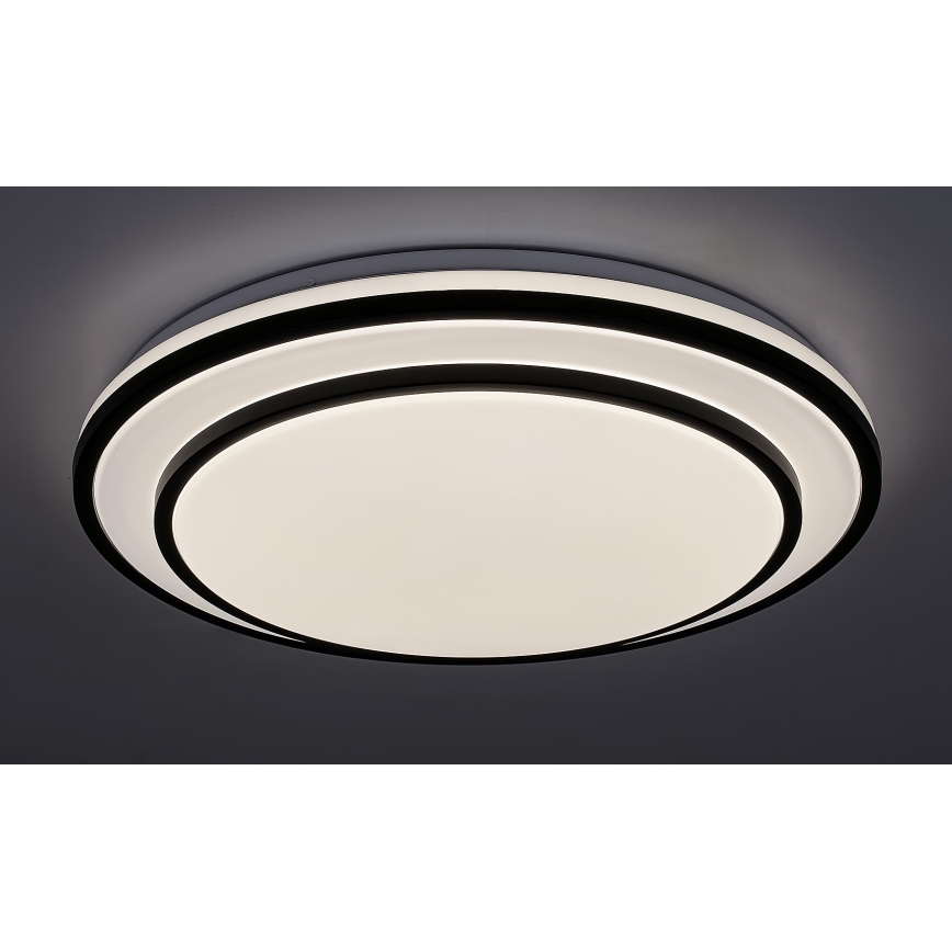 Rabalux - LED Himmennettävä kattovalo LED/40W/230V 3000-6500K musta + kaukosäädin