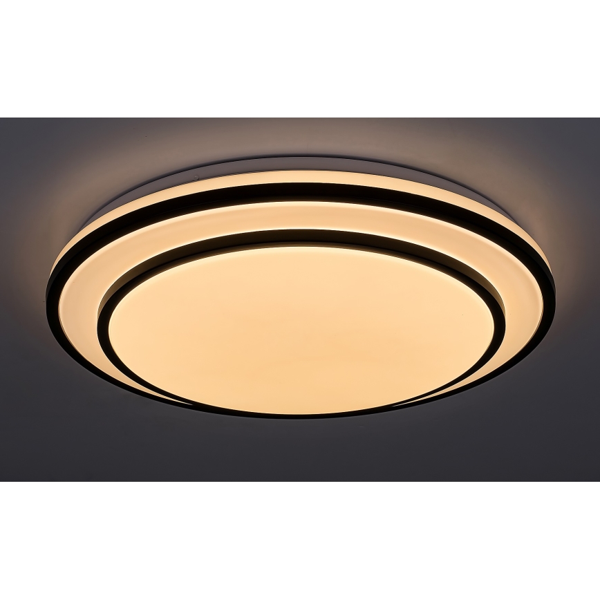 Rabalux - LED Himmennettävä kattovalo LED/40W/230V 3000-6500K musta + kaukosäädin