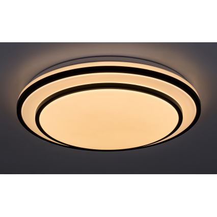 Rabalux - LED Himmennettävä kattovalo LED/40W/230V 3000-6500K musta + kaukosäädin