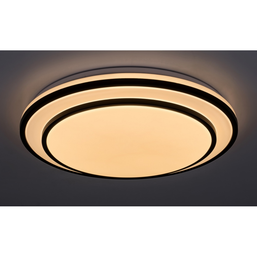 Rabalux - LED Himmennettävä kattovalo LED/40W/230V 3000-6500K musta + kaukosäädin