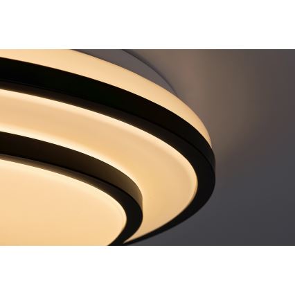 Rabalux - LED Himmennettävä kattovalo LED/40W/230V 3000-6500K musta + kaukosäädin