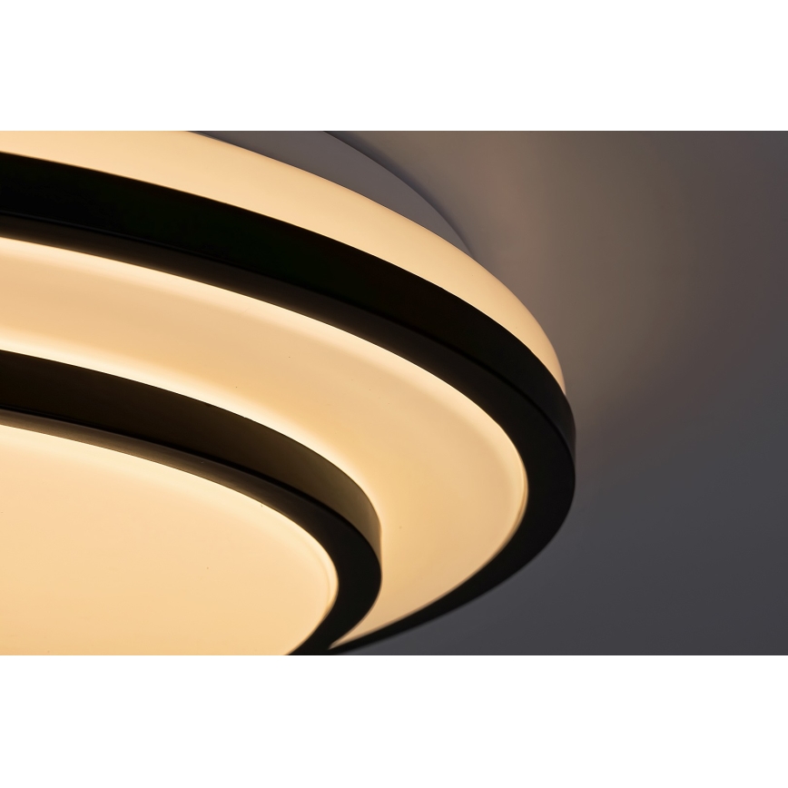 Rabalux - LED Himmennettävä kattovalo LED/40W/230V 3000-6500K musta + kaukosäädin