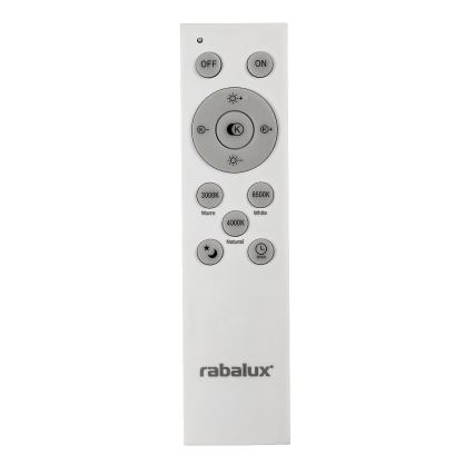 Rabalux - LED Himmennettävä kattovalo LED/40W/230V 3000-6500K musta + kaukosäädin