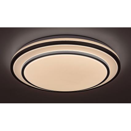 Rabalux - Himennettävä LED-kattovalaisin LED/40W/230V 3000-6500K hopea halkaisija 49 cm + kaukosäädin