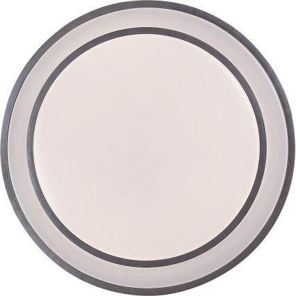 Rabalux - Himennettävä LED-kattovalaisin LED/40W/230V 3000-6500K hopea halkaisija 49 cm + kaukosäädin