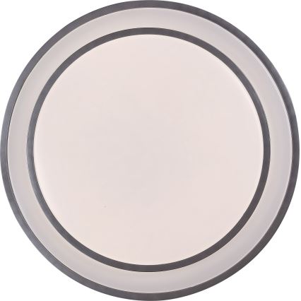 Rabalux - Himennettävä LED-kattovalaisin LED/40W/230V 3000-6500K hopea halkaisija 49 cm + kaukosäädin