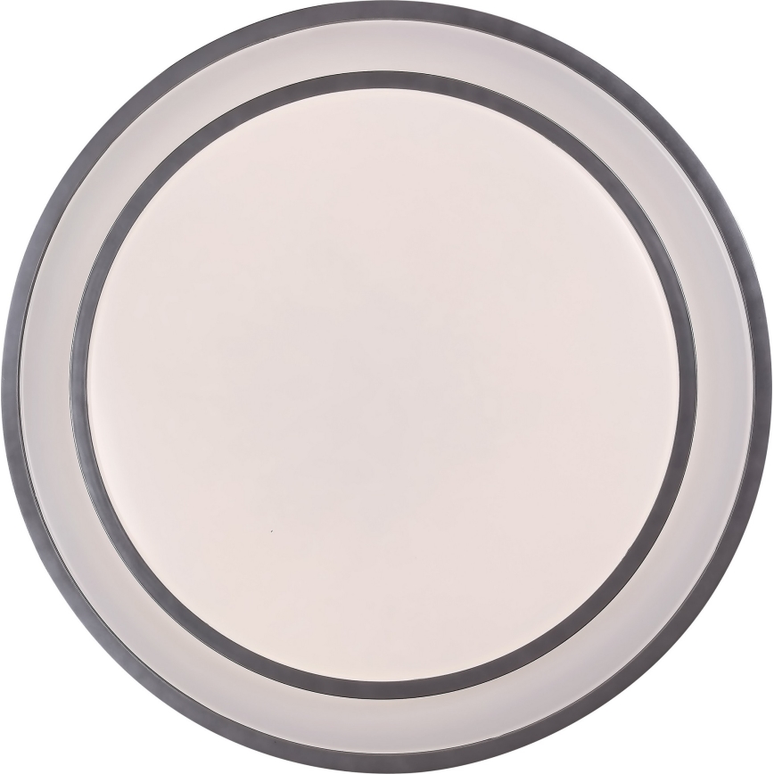 Rabalux - Himennettävä LED-kattovalaisin LED/40W/230V 3000-6500K hopea halkaisija 49 cm + kaukosäädin