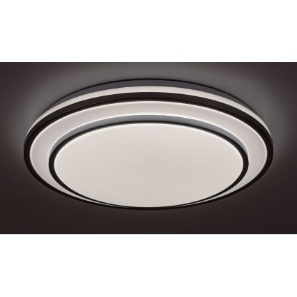 Rabalux - Himennettävä LED-kattovalaisin LED/40W/230V 3000-6500K hopea halkaisija 49 cm + kaukosäädin