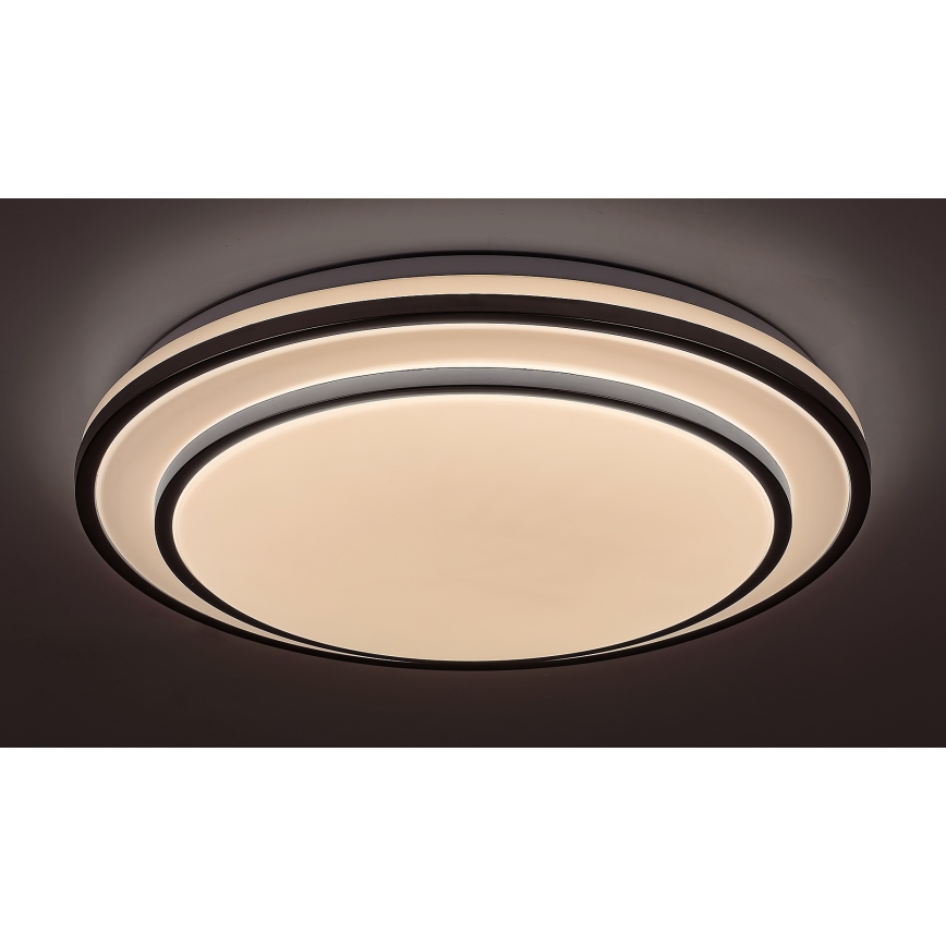 Rabalux - LED Himmennettävä kattovalo LED/40W/230V 3000-6500K hopea + kaukosäädin