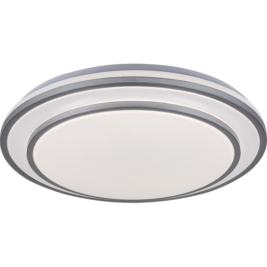 Rabalux - LED Himmennettävä kattovalo LED/40W/230V 3000-6500K hopea + kaukosäädin