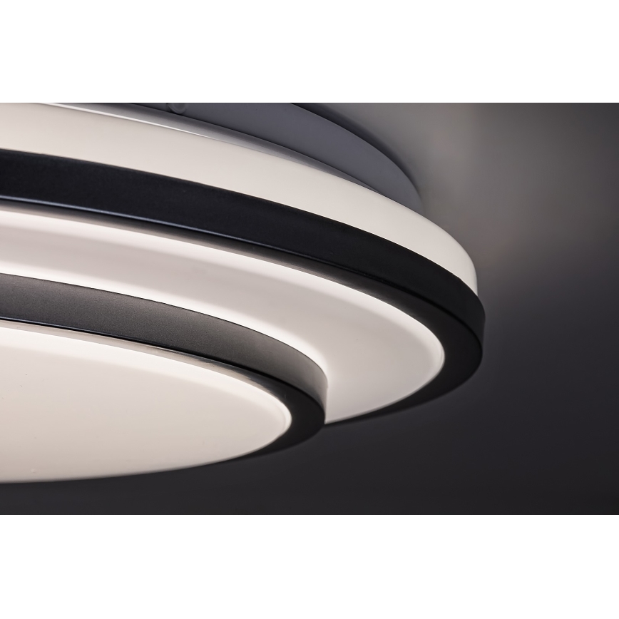 Rabalux - LED Himmennettävä kattovalo LED/40W/230V 3000-6500K hopea + kaukosäädin