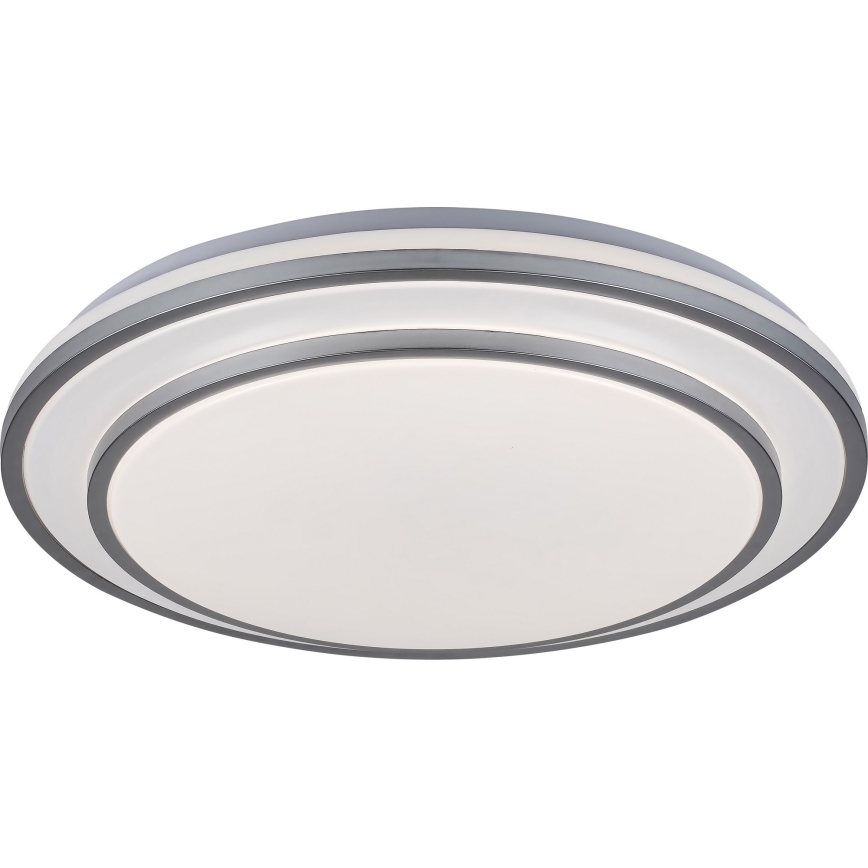 Rabalux - LED Himmennettävä kattovalo LED/40W/230V 3000-6500K hopea + kaukosäädin