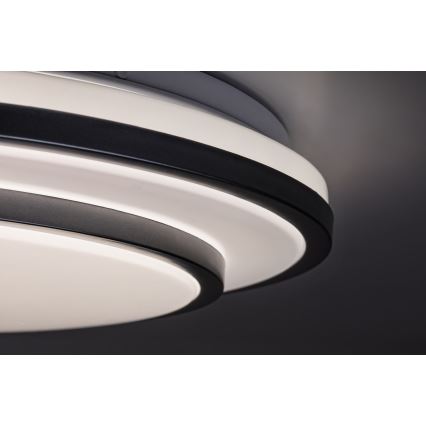 Rabalux - LED Himmennettävä kattovalo LED/40W/230V 3000-6500K hopea + kaukosäädin