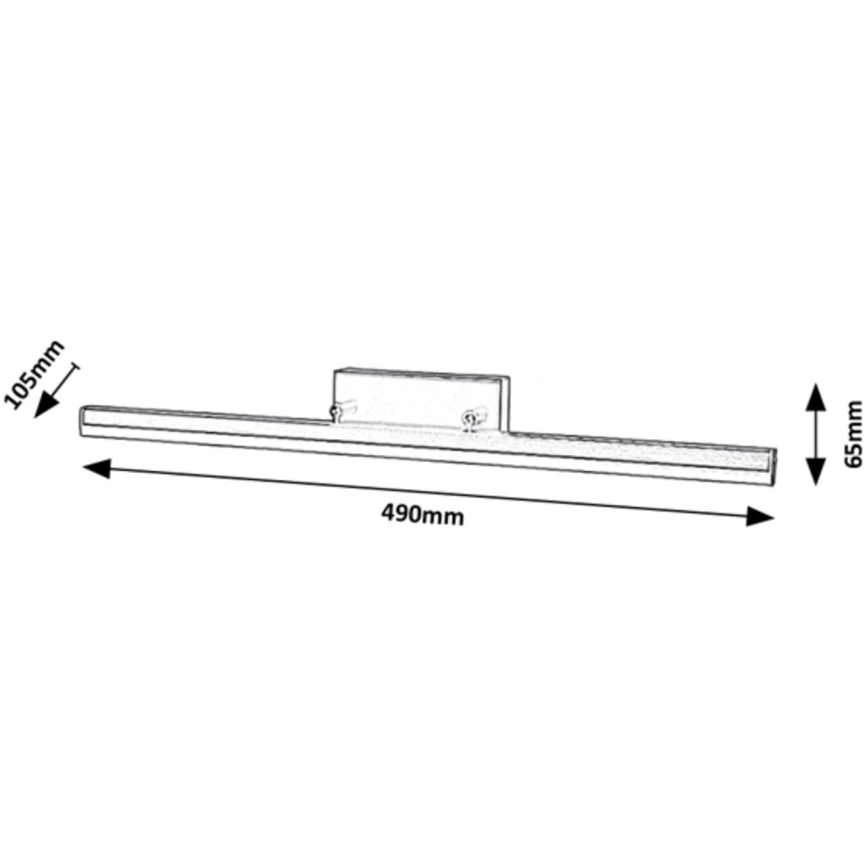Rabalux - LED-peilivalot kylpyhuoneeseen LED/12W/230V 49 cm IP44