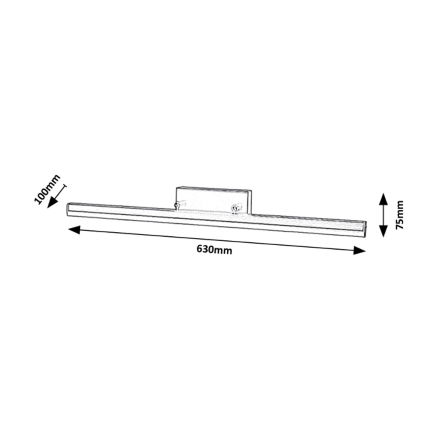 Rabalux - LED-peilivalot kylpyhuoneeseen LED/18W/230V 63 cm IP44