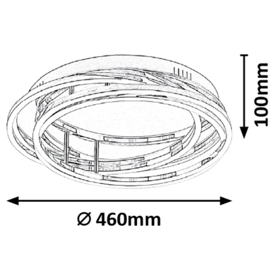 Rabalux - Himmennettävä LED-kattovalaisin LED/40W/230V halkaisija 46cm