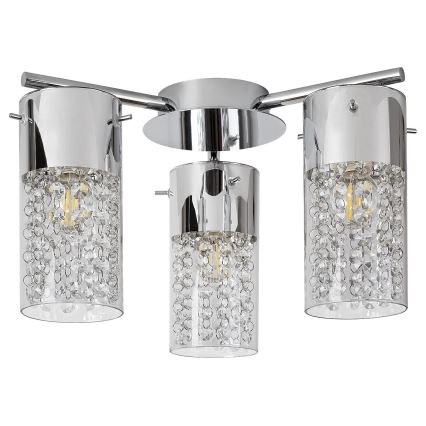 Rabalux - Kylpyhuoneen kattovalaisin 3xE14/40W/230V IP44