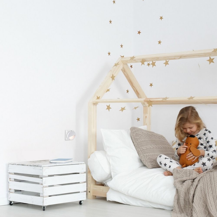 Rabalux - LED Yövalo hämärätunnistimella LED/0,5W/230V 3000K halkaisija 65 mm